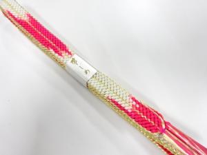 未使用品　正絹　手組帯締め